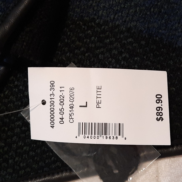 NWT Cleo Women's Petite, L, Wrap Sweater - Picture 9 of 9